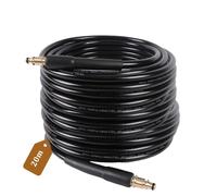 20M Tuyau Haute Pression pour Karcher K2 K3 K4 K5 K6 K7 Rallonge Tuyau de Rechange Flexible Haute Pression avec un Adaptateur