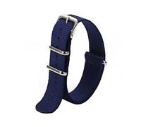 (20MM-05) 18 mm 20 mm 22 mm Bracelet de montre en nylon avec boucle pour ceinture 007 James Bond