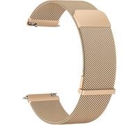 20mm 22mm Watch Strap For Smartwatch, Universal Metal Steel Mesh Replacement Bands Quick Release For Men Women (Rose Gold, 20mm)