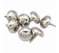 20mm Argent Sac à Main Pieds Rond dôme Sac à Main têtes de Clou Brads Broches Goujons pour Sac Ceinture Cuir Artisanat matériel Accessoires 50 pc