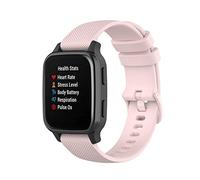 20mm Bracelets de Montre,Band Silicone Bracelet pour Garmin Venu Sq,Silicone Souple Multicolore Bande Sport Remplacement Sangle pour Garmin Venu/Garmin Vivoactive 3/Vivoactive 3 Music (rose),