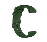 20mm Bracelets de Montre,Band Silicone Bracelet pour Garmin Venu Sq,Silicone Souple Multicolore Bande Sport Remplacement Sangle pour Garmin Venu/Garmin Vivoactive 3/Vivoactive 3 Music (vert)