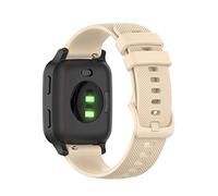 20mm Bracelets de Montre,Band Silicone Bracelet pour Garmin Venu Sq,Silicone Souple Multicolore Bande Sport Remplacement Sangle pour Garmin Venu/Garmin Vivoactive 3/Vivoactive 3 Music (Beige),