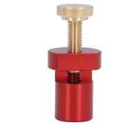 20mm Dog Hole Limit Block, Angle Ruler Auxiliary Clamp, Multi Function Stair Gauge for Woodworking Table with Steel Thumb Screw, Precision Fit for Standard 20mm Dog Holes, Aluminum (Red)