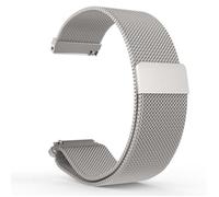 20Mm Milanais Boucle Bracelet Pour Montre Connectée Acier Inoxydable Bracelet Pour Montre Connectée Pour Polaire Ignite -Argent