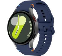 20Mm Silicone Coutures Ondulées Bracelet De Montres Pour Galaxy Watch 7 44Mm/ 40Mm Strap, Sangle Wristband Libération Rapide Bracelets Armband Pour Galaxy Watch 6 40Mm/ 44Mm
