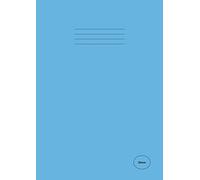 20mm: Square Exercise Book Large Squared Rule Maths Notebook, 20 Mm, 80 Pages A4 90gsm Paper - Blue Cover