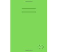 20mm: Square Exercise Book Large Squared Rule Maths Notebook, 20 Mm, 80 Pages A4 90gsm Paper - Green Cover