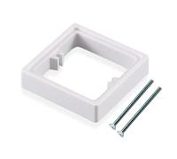 20mm Square Spacer Light Switches Surround Plastic for Single Light Switches Covers Plates for Lushes Mount Back Pattress Box Screw Mount Socket
