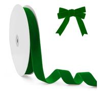 20mm X 25yard Ruban Velours,Ruban En Velours Polyester,Ruban En Velours,Ruban Couture,Rubans Pour Couture,Ruban Velour,Velvet Ribbon,Ruban De Couleur,Rubans De Couleur,Dress Ribbon,nœud de gâteau