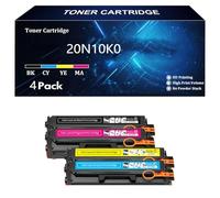 20N10K0, 20N10C0, 20N10M0, 20N10Y0 Cartouche de Toner avec Puce, Compatible avec Les Laser Multifonctions pour Lexmark CS331DW CS431DW CX331ADWE CX431ADW Imprimantes ,4 Color- 4 Pack