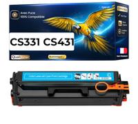 20N20C0 Cartouche Toner Compatible pour Lexmark CS331dw CS431dw CX331adwe CX431adw Cyan Haute capacité avec Puce rendement 1500 Pages Impressions Laser Couleur nettes Bureau