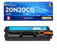 20N20C0 Cartouche Toner Compatible pour Lexmark CX331 CX431 Cyan Haute capacité avec Puce rendement 1500 Pages Impression Laser Couleur Nette Bureau fiable