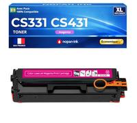 20N20M0 Cartouche Toner Compatible pour Lexmark CS331dw CS431dw CX331adwe CX431adw Magenta Haute capacité avec Puce rendement 1500 Pages Impressions Laser Couleur nettes Bureau