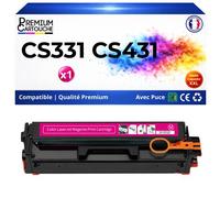 20N20M0 Toner Magenta compatible pour Lexmark CS331dw CS431dw CX331adwe CX431adw avec puce haute capacité 1500 pages impression laser couleur
