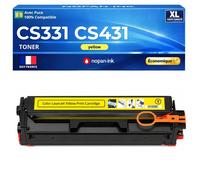 20N20Y0 Toner Jaune compatible pour Lexmark CS331dw CS431dw CX331adwe CX431adw avec puce haute capacité 1500 pages impression laser couleur
