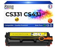 20N20Y0 Toner Jaune compatible pour Lexmark CX331 CX431 avec puce haute capacité rendement 1500 pages impression laser couleur