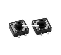 20PC 12x12mm Panel PCB Momentary Switch 4pin 12x12x4.3/5/6/7.3-9MM 12 * 12 * 4.3MM/5MM 6MM 7MM 8MM 9MM Tact Push Button/Micro Switch NWPNLXEA(12x12x8mm)