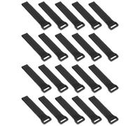 20pc 2cmx80cm Magic Cable Ties - Fixmee Nylon Ribbon Fastener Hook and Loop Straps