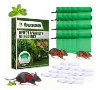 20PC Anti Souris - Menthe Poivrée Repulsif, Huile de Menthe poivrée Naturelle,Pack de pilules de Chasse de Souris,Protection Maison