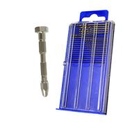 20pc Mini Micro forets HSS & tête pivotante broche Vice Horloger117 TE_TE745