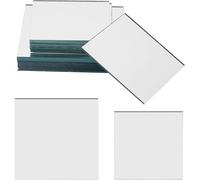 20pcs 10x10cm/7.5x7.5cm Small Square Mirror Tiles Glass Mirror Tiles Small Mirrors For Home Decoration And Diy Crafts