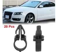 20pcs 12.4x25.5mm Plastique Voiture Essence Ligne Tube Faisceau Câblage Clip