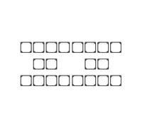 20Pcs 120Mm Anti-Vibration Silicon Fan Gasket Noise Reduction Silencer Gasket Pad pour PC Computer Case Fan