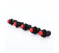 (20pcs) 12mm Self Momentary Or Self-locking Touch On/Off Switch 2 Pins Push Button Switch NWPNLXEA(Rot,Momentary)
