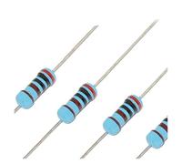 20pcs 1W Metal Film Resistor 0.36 0.39 0.47 0.5 0.56 0.62 0.68 0.75 0.51 Ohm R K Five-color Ring 1% Resistance 0.36R 0.39R 0.47R EKFBQBGW(MF 1W 0.62R 20pcs)