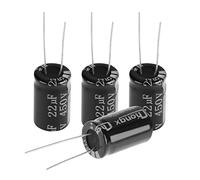 20PCS 22uF 450V Condensateur électrolytique Ensemble de condensateur électrolytique Long délai Condensateurs polarisés électrolytiques axiaux