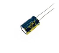 20pcs 25V 330UF Low ESR/Impedance High Frequency Aluminum Electrolytic Capacitor Size 8 * 12 330UF25V 20% AUOQKQUT