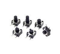 20PCS 4.5x4.5mm Panel PCB Momentary Switch Toy switch DIP Side 3pin 4.5x4.5x3.8/4.5/5/6/7/8/9 MM 4.5 * 4.5 * 3.8MM 5MM 6MM 8MM 9MM NWPNLXEA(4.5x4.5x8mm)