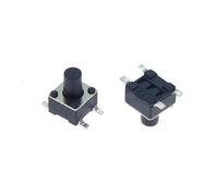 20PCS 4.5x4.5x6MM panel PCB4.5 * 4.5 * 6MM momentary switch toy switch DIP side 3 pins direct insert 4 pins patch 4 pins NWPNLXEA(6MM(SMD))