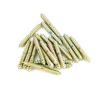 20pcs 5 * 40mm Douille à Double Extrémité Boulons Filetés Autotaraudeurs Tiges Barres Goujons Connecteur de Meubles de Bois