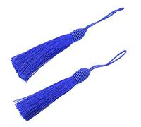 20pcs 6 pouces signet Silky Floss glands avec 2-pouce de boucle de cordon et petit noeud chinois pour la fabrication de bijoux, Souvenir, marque-pages, bricolage artisanat accessoire
