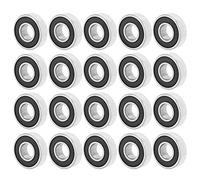 20pcs 698rs Rubber scellé des roulements à billes de rainure profonde à faible bruit de durée de vie pour les projets de passe-temps