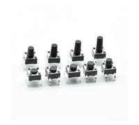 20pcs 6x6mm Panel PCB Momentary Tactile Tact Push Button Switch DIP 4pin 6 * 6 * 4.5mm/5/6/7/8/9/10/11/12/13/14/15/16/17/18/19 NWPNLXEA(6x6x18MM)