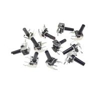 20PCS 6X6X4.3mm 6 * 6 * 5mm 6/7/8/9/10/12/13/15 6X6 4Pin tactile button switch Self-reset 90 degrees side insert with bracket NWPNLXEA(6x6x11H)
