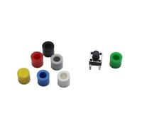 20pcs 7 color A56 Tactile Push Button Switch Cap Tact Switch Button Cap Fit 6 * 6mm Switch 6 * 6 * 5mm ect NWPNLXEA(Gelb)