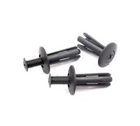 20Pcs 8mm Hole Extended Universal Automotive Bumper Fender Plastic Fastener Rivet Clip Screw Expansion Buckle For All Cars Bumper Retainer Clips(Black 20PCS)