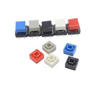 20pcs 9.2 * 9.2mm Tactile Push Button Switch Cap 6mm Hight for 12 * 12mm SMD DIP tact Switchs red black blue white grey NWPNLXEA(Blau)