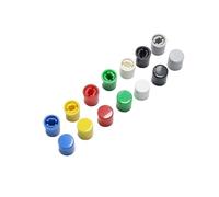 20pcs A11 Tactile Push Button Switch Cap Push switch button Cap for uni-directional push-button switchs 8 color NWPNLXEA(Weiß)