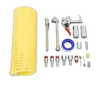 20pcs Air Gun Gun Accessory Set en acier inoxydable Connexion rapide Multifinection Kit d'outils pneumatiques multifonctionnels pour un nettoyage et une maintenance efficaces