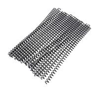 20pcs Anneau de Reliure en Plastique, 30 Trous Anneau de Reliure en Plastique à Feuilles Mobiles Printemps Anneaux en Spirale pour Papier A4(11mm Noir)