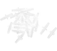 20pcs Aquarium en plastique transparent de compagnies aériennes Air tuyau connecteur de tube de pompe tube