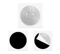 20PCS Autocollants Tag NFC, Noir NFC 215 étiquettes Collant Programmable NTAG215 Petit Autocollant 25mm, Mémoire 504 octets pour iPhone Android et tous les appareils compatibles NFC