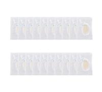 20pcs bandages à blister pour pieds, 37x55 mm adhésif gel coussins talons talons bandage de récupération de protection pour les doigts, les orteils, les talons