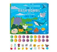 20Pcs Bath Bombs for Kids with Toys Inside, Handmade Rainbow Bath Bombs with Surprise Inside for Relaxation Play Boys Girls