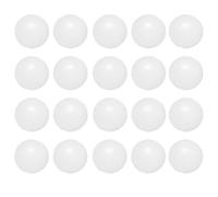 20pcs Billes Pleines en Polypropylène,Perles Plastique Anti Abrasion,Sphères Semi Transparentes pour Roulements Industriels,14mm de diamètre